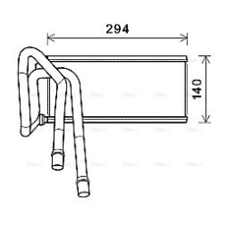 AVA Heater Matrix AVA QUALITY COOLING AUA6226 OE Ref JEZ500020