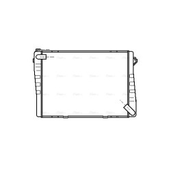 Radiator AVA QUALITY COOLING BW2007 OE Ref 17111111638