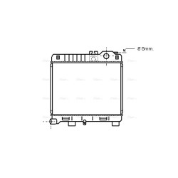 AVA Radiator AVA QUALITY COOLING BW2033 OE Ref 1709497