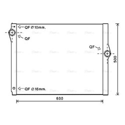 AVA Radiator AVA QUALITY COOLING BW2420 OE Ref 17117570093