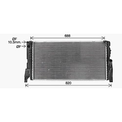 AVA Radiator AVA QUALITY COOLING BW2585 OE Ref 7617639