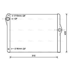 AVA Radiator AVA QUALITY COOLING BW2596 OE Ref 17117603745