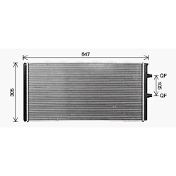 AVA Radiator AVA QUALITY COOLING BW2604 OE Ref 2284608