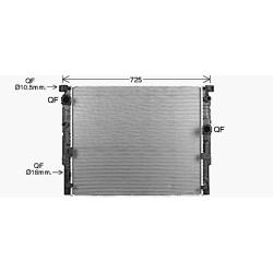Radiator AVA QUALITY COOLING BW2623 OE Ref 17118686026