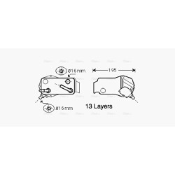 Engine Oil Cooler AVA QUALITY COOLING BW3350 OE Ref 7551647