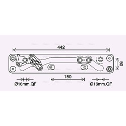 AVA Engine Oil Cooler AVA QUALITY COOLING BW3573 OE Ref 17217647315