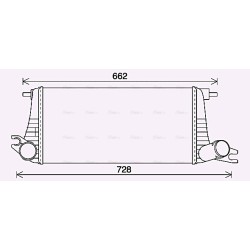 AVA Intercooler AVA QUALITY COOLING BW4577 OE Ref 17517632764