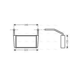 AVA Heater Matrix AVA QUALITY COOLING BW6080 OE Ref 1363032