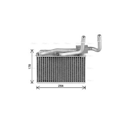 AVA Heater Matrix AVA QUALITY COOLING BW6600 OE Ref 6411 6 968 203