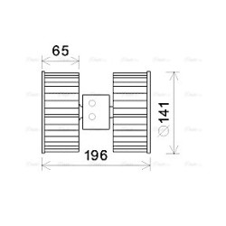 AVA Heater Blower Motor AVA QUALITY COOLING BW8475 OE Ref 64118390208