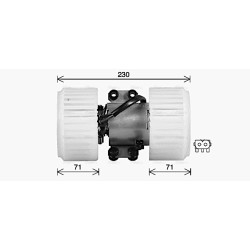 Heater Blower Motor AVA QUALITY COOLING BW8614 OE Ref 64118382305