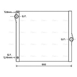 AVA Radiator AVA QUALITY COOLING BWA2436 OE Ref 17117537103
