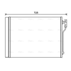 AVA AC Condenser AVA QUALITY COOLING BWA5435D OE Ref 64536805453