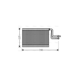 AC Evaporator AVA QUALITY COOLING BWV365 OE Ref 64119130345