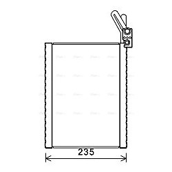 AVA AC Evaporator AVA QUALITY COOLING BWV476 OE Ref 64116968201
