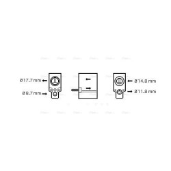 AVA AC Expansion Valve AVA QUALITY COOLING CN1220 OE Ref 6461G1