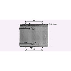 AVA Radiator AVA QUALITY COOLING CN2328 OE Ref 1610824180