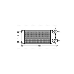 AVA Intercooler AVA QUALITY COOLING CN4264 OE Ref 1498987080