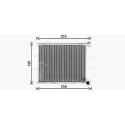 AVA Heater Matrix AVA QUALITY COOLING CN6333 OE Ref 6448W8