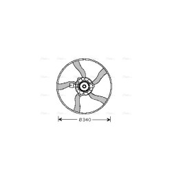 AVA Radiator Fan AVA QUALITY COOLING CN7532 OE Ref 1253.A7
