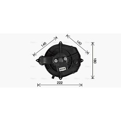 Heater Blower Motor AVA QUALITY COOLING CN8329 OE Ref 6441AS