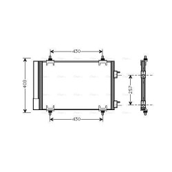 AVA AC Condenser AVA QUALITY COOLING CNA5230D OE Ref 6455GK