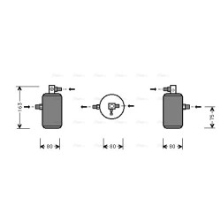 AVA AC Dryer AVA QUALITY COOLING CND163 OE Ref 6453.Y5
