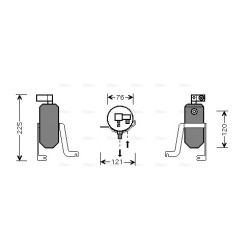 AVA AC Dryer AVA QUALITY COOLING CND185 OE Ref 6455X4
