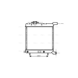 AVA Radiator AVA QUALITY COOLING CR2003 OE Ref 4401808