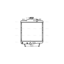 AVA Radiator AVA QUALITY COOLING CR2006 OE Ref 4266510
