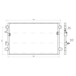 AVA AC Condenser AVA QUALITY COOLING CR5149 OE Ref K5102434AA