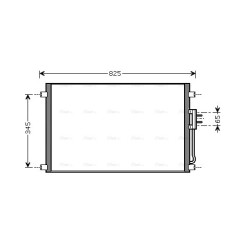 AC Condenser AVA QUALITY COOLING CRA5079 OE Ref 4809227AD