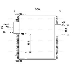 AC Condenser INTERNATIONAL HARV. 3402565R1 AVA QUALITY COOLING CS5033 OE Ref 3402595R1