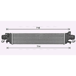 AVA Intercooler AVA QUALITY COOLING CT4074 OE Ref 96943741
