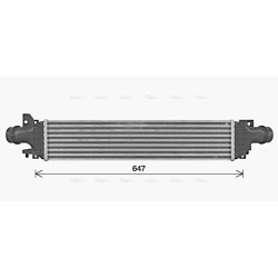 AVA Intercooler AVA QUALITY COOLING CT4074 OE Ref 96943741 AVA QUALITY COOLING
