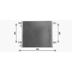 AC Condenser DAF 400599 AVA QUALITY COOLING DF5103 OE Ref 1408698