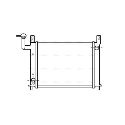 AVA Radiator AVA QUALITY COOLING DN2081 OE Ref 2141077A00