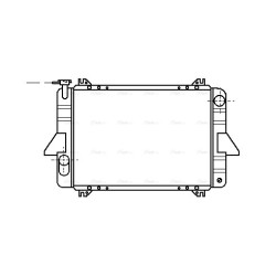 AVA Radiator AVA QUALITY COOLING DN2088 OE Ref 21400C6011