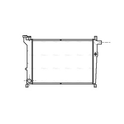 AVA Radiator AVA QUALITY COOLING DN2098 OE Ref 21410Q9001
