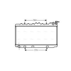 AVA Radiator AVA QUALITY COOLING DN2102 OE Ref 2141058Y01