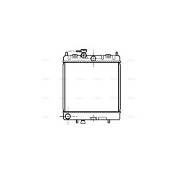 AVA Radiator AVA QUALITY COOLING DN2128 OE Ref 21410-1F520