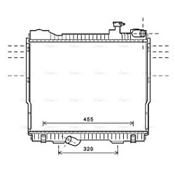 AVA Radiator AVA QUALITY COOLING DN2348 OE Ref 21400MD41C