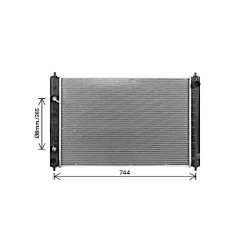 AVA Radiator AVA QUALITY COOLING DN2468 OE Ref 214601AA5A