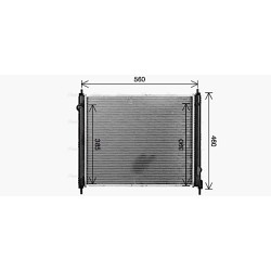 AVA Radiator AVA QUALITY COOLING DN2477 OE Ref 214101KK0B AVA QUALITY COOLING