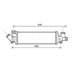 AVA Intercooler AVA QUALITY COOLING DN4337 OE Ref 14461AW301