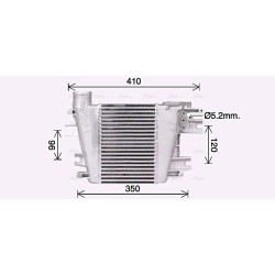 AVA Intercooler AVA QUALITY COOLING DN4457 OE Ref 14461VC106