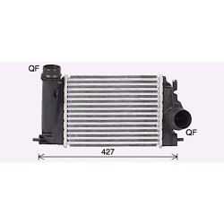 Intercooler AVA QUALITY COOLING DN4458 OE Ref 14461BD71A