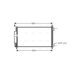 AC Condenser AVA QUALITY COOLING DN5251D OE Ref 92100AX801