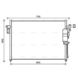 AVA AC Condenser AVA QUALITY COOLING DN5404D OE Ref 921005X20A