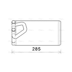 AVA Heater Matrix AVA QUALITY COOLING DN6373 OE Ref 27140-EB01A